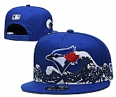 Toronto Blue Jays Team Logo Adjustable Hat YD (2)